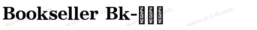 Bookseller Bk字体转换